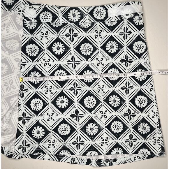 Ripskirt Hawaii Fijian Tapa white and black wrap skirt adjustable pocket S - Picture 11 of 13